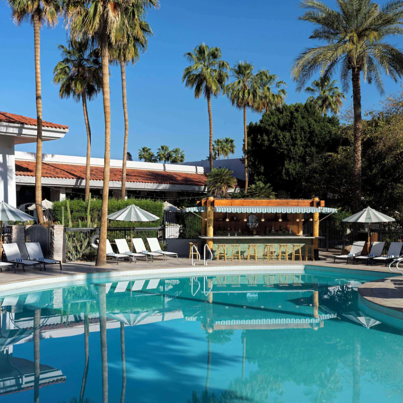A beaufitul pool at the Scott Resort and Spa